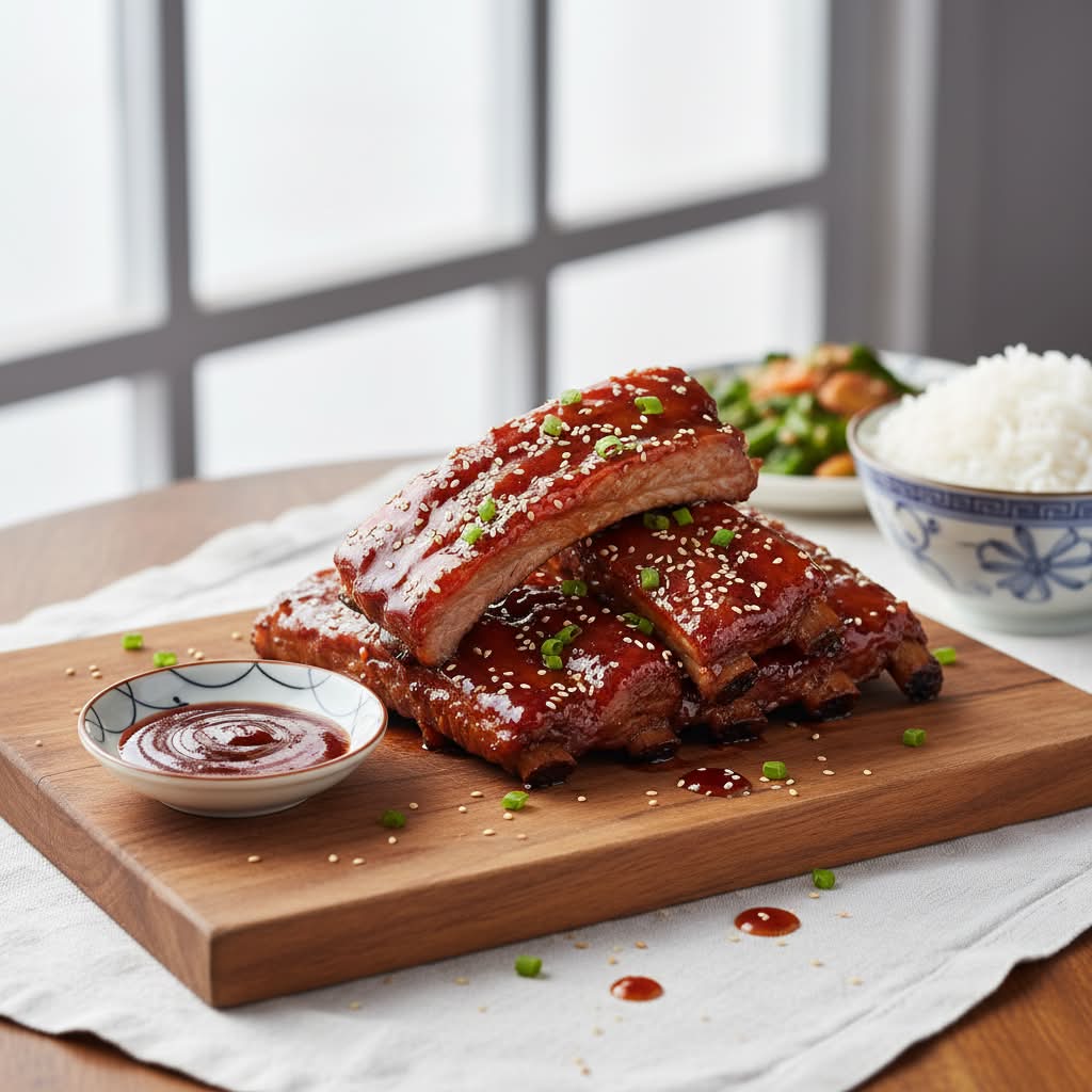 Honey BBQ Ribs 1 lb 蜜汁排骨